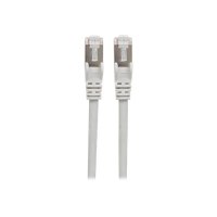 Intellinet Network Patch Cable, Cat7 Cable/Cat6A Plugs, 1m, Grey, Copper, S/FTP, LSOH / LSZH, PVC, RJ45, Gold Plated Contacts, Snagless, Booted, Polybag