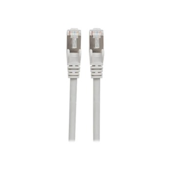 Intellinet Network Patch Cable, Cat7 Cable/Cat6A Plugs, 3m, Grey, Copper, S/FTP, LSOH / LSZH, PVC, RJ45, Gold Plated Contacts, Snagless, Booted, Polybag - Patch-Kabel - RJ-45 (M)