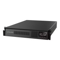 PowerWalker VFI 1000 RMG PF1 - USV (in Rack montierbar/extern) - 1000 Watt - 1000 VA 7 Ah - RS-232, USB - Ausgangsanschlüsse: 8 - 2U