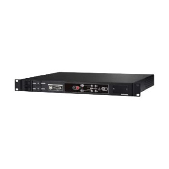 PowerWalker ATS - Redundant switch (Rack - einbaufähig) - Wechselstrom 220/230/240 V - RS-232, USB - Ausgangsanschlüsse: 9 - 1U - 48.3 cm (19") - Schwarz