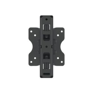 Manhattan TV & Monitor Mount, Wall, Full Motion, 1 screen, Screen Sizes: 13-27", Black, VESA 75x75 to 100x100mm, 20kg, Tilt & Swivel with 3 Pivots, Lifetime Warranty - Klammer - für LCD TV - massiver Stahl - Schwarz - Bildschirmgröße: 33-68.6 cm (13"-27")