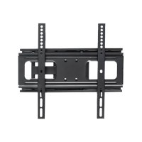 Manhattan TV & Monitor Mount, Wall, Full Motion, 1 screen, Screen Sizes: 32-55", Black, VESA 200x200 to 400x400, Max 50kg, LFD, Tilt & Swivel with 3 Pivots, Lifetime Warranty - Klammer - für LCD TV - stabiler Stahl - Schwarz - Bildschirmgröße: 81.3-139.7