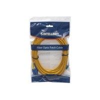 Intellinet Fibre Optic Patch Cable, OS2, LC/SC, 5m, Yellow, Duplex, Single-Mode, 9/125 Âµm, LSZH, Fiber, Lifetime Warranty, Polybag - Patch-Kabel - SC Single-Modus (M)