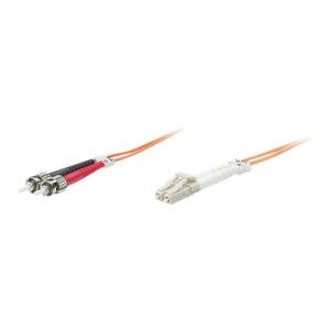 Intellinet Fiber Optic Patch Cable, OM1, LC/ST, 10m,...