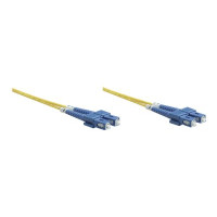 Intellinet Fibre Optic Patch Cable, OS2, SC/SC, 1m, Yellow, Duplex, Single-Mode, 9/125 Âµm, LSZH, Fiber, Lifetime Warranty, Polybag - Patch-Kabel - SC Single-Modus (M)