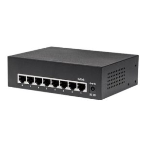 Intellinet 8-Port Gigabit Ethernet PoE+ Switch, IEEE 802.3at/af Power over Ethernet (PoE+/PoE)-