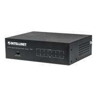 Intellinet 8-Port Gigabit Ethernet PoE+ Switch, IEEE 802.3at/af Power over Ethernet (PoE+/PoE) Compliant, 60 W, Desktop (Euro 2-pin plug)