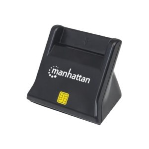 Manhattan USB-A Smart/SIM Card Reader, 480 Mbps (USB...