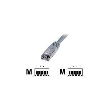 DIGITUS Patch Cable - SFTP - CAT5E - 1M - grey - 1 m - Grigio