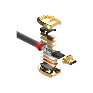 Lindy Gold Line - HDMI mit Ethernetkabel - HDMI (M)