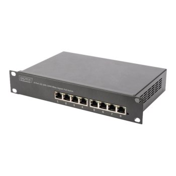 DIGITUS DN-95317 - Non gestito - Gigabit Ethernet (10/100/1000) - Full duplex - Supporto Power over Ethernet (PoE) - Montaggio rack