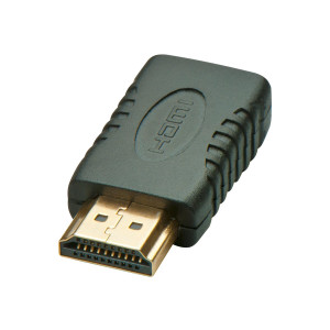 Lindy HDMI adapter - mini HDMI (F) to HDMI (M)