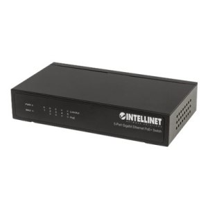 Intellinet 5-Port Gigabit Ethernet PoE+ Switch, 4 x PSE...