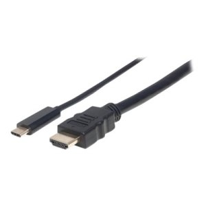 Manhattan USB-C to HDMI Cable, 4K@30Hz, 1m, Black, Male...