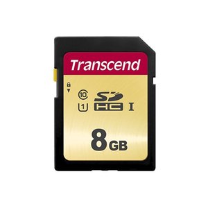 Transcend 500S - Flash Memory Card - 8 GB - UHS-I U1 /...