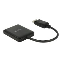 Delock Displayport 1.2 Splitter 1 x Displayport in > 2 x HDMI out 4K 30 Hz