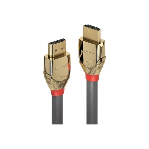 Lindy 37864 - 5 m - HDMI tipo A (Standard) - HDMI tipo A (Standard) - 4096 x 2160 Pixel - Oro - Grigio