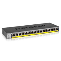 Netgear GS116PP - Switch - unmanaged - 16 x 10/100/1000 (PoE+)
