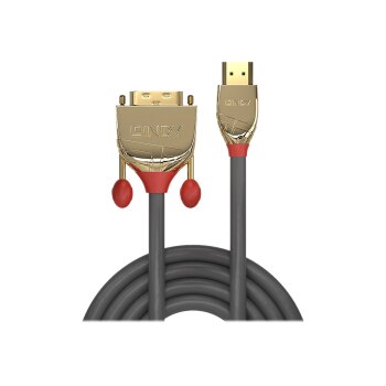 Lindy 36198 - 10 m - HDMI - DVI-D - Maschio - Maschio - Oro