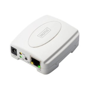 DIGITUS Fast Ethernet Print Server, USB 2.0