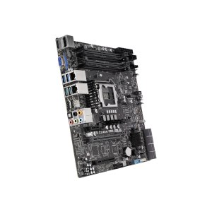 ASUS WS C246M PRO - Motherboard - micro ATX - LGA1151 Socket - C246 Chipsatz - USB 3.1 Gen 1, USB 3.1 Gen 2 - 2 x Gigabit LAN - Onboard-Grafik (CPU erforderlich)