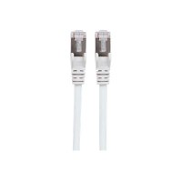 Intellinet Network Patch Cable, Cat7 Cable/Cat6A Plugs, 3m, White, Copper, S/FTP, LSOH / LSZH, PVC, RJ45, Gold Plated Contacts, Snagless, Booted, Lifetime Warranty, Polybag - Netzwerkkabel - RJ-45 (M)