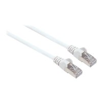 Intellinet Network Patch Cable, Cat7 Cable/Cat6A Plugs, 3m, White, Copper, S/FTP, LSOH / LSZH, PVC, RJ45, Gold Plated Contacts, Snagless, Booted, Lifetime Warranty, Polybag