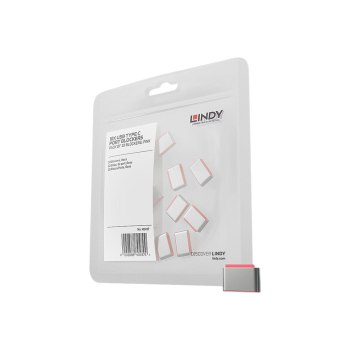 Lindy Schloss für USB-C-Port - pink (Packung