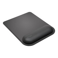 Kensington Mouse pad poggiapolsi ErgoSoft™ - Nero - Monocromatico - Riposo del polso