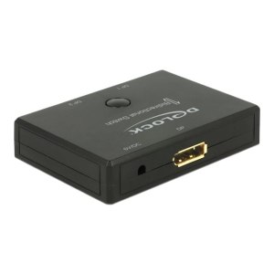 Delock Displayport 2 - 1 Switch bidirectional 4K 60 Hz