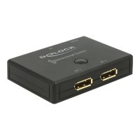 Delock Displayport 2 - 1 Switch bidirectional 4K 60 Hz