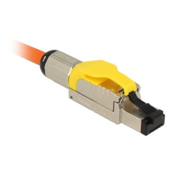 Delock Netzwerkanschluss - RJ-45 (M) - 6.6 cm