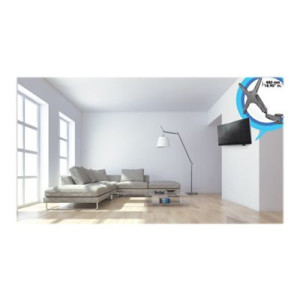 Manhattan TV & Monitor Mount, Wall, Spring Arm, 1 screen, Screen Sizes: 21-55", Black, VESA 75x75 to 400x400mm, Max 30kg, LFD, Height Adjustable Swivel Arm, Lifetime Warranty