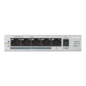 ZyXEL GS1005HP - Switch - unmanaged - 4 x 10/100/1000 (PoE+)