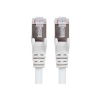 Intellinet Network Patch Cable, Cat6, 0.5m, White, Copper, S/FTP, LSOH / LSZH, PVC, RJ45, Gold Plated Contacts, Snagless, Booted, Polybag