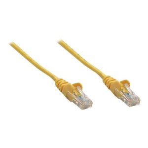 Intellinet Network Patch Cable, Cat6, 1.5m, Yellow, Copper, S/FTP, LSOH / LSZH, PVC, RJ45, Gold Plated Contacts, Snagless, Booted, Polybag