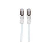 Intellinet Network Patch Cable, Cat6, 20m, White, Copper, S/FTP, LSOH / LSZH, PVC, RJ45, Gold Plated Contacts, Snagless, Booted, Polybag - Patch-Kabel - RJ-45 (M)