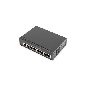 DIGITUS 8 Port Gigabit Ethernet Netzwerk Switch,Industrial, Unmanaged