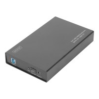 DIGITUS DA-71106 - Box esterno HDD/SSD - 2.5/3.5" - SATA - Seriale ATA II - Serial ATA III - 5 Gbit/s - Collegamento del dispositivo USB - Nero