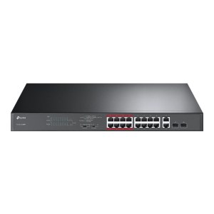 TP-LINK TL-SL1218MP - Switch - unmanaged - 16 x 10/100 (PoE+)