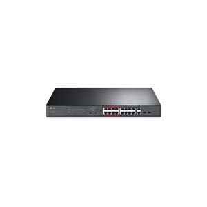 TP-LINK TL-SL1218MP - Switch - unmanaged - 16 x 10/100 (PoE+)