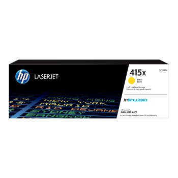 HP Cartuccia toner giallo originale LaserJet 415X ad alta capacità - 6000 pagine - Giallo - 1 pz