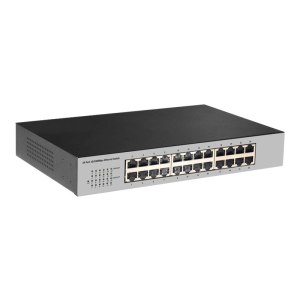 DIGITUS 24-Port Fast Ethernet Switch, 19 Zoll, Unmanaged