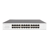 DIGITUS 24-Port Fast Ethernet Switch, 19 Zoll, Unmanaged