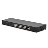 DIGITUS 24-Port Fast Ethernet Switch, 19 Zoll, Unmanaged