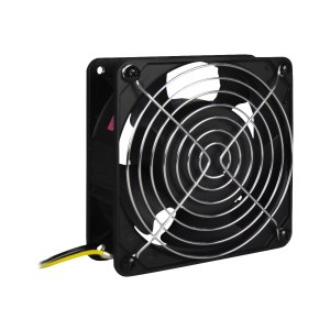 Inter-Tech Rack fan - black, RAL 9005