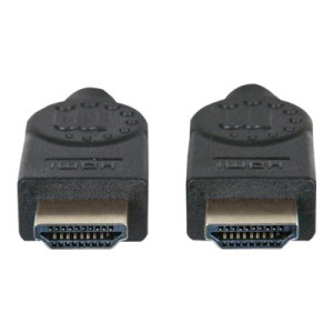 Manhattan 354097 - 1 m - HDMI tipo A (Standard) - HDMI tipo A (Standard) - Compatibilità 3D - 48 Gbit/s - Nero