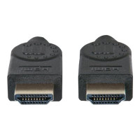 Manhattan 354097 - 1 m - HDMI tipo A (Standard) - HDMI tipo A (Standard) - Compatibilità 3D - 48 Gbit/s - Nero