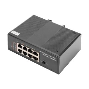 DIGITUS 7 Port Gigabit Ethernet Netzwerk PoE Switch,...