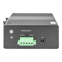 DIGITUS 7 Port Gigabit Ethernet Netzwerk PoE Switch, Industrial, Unmanaged, 1PD Port